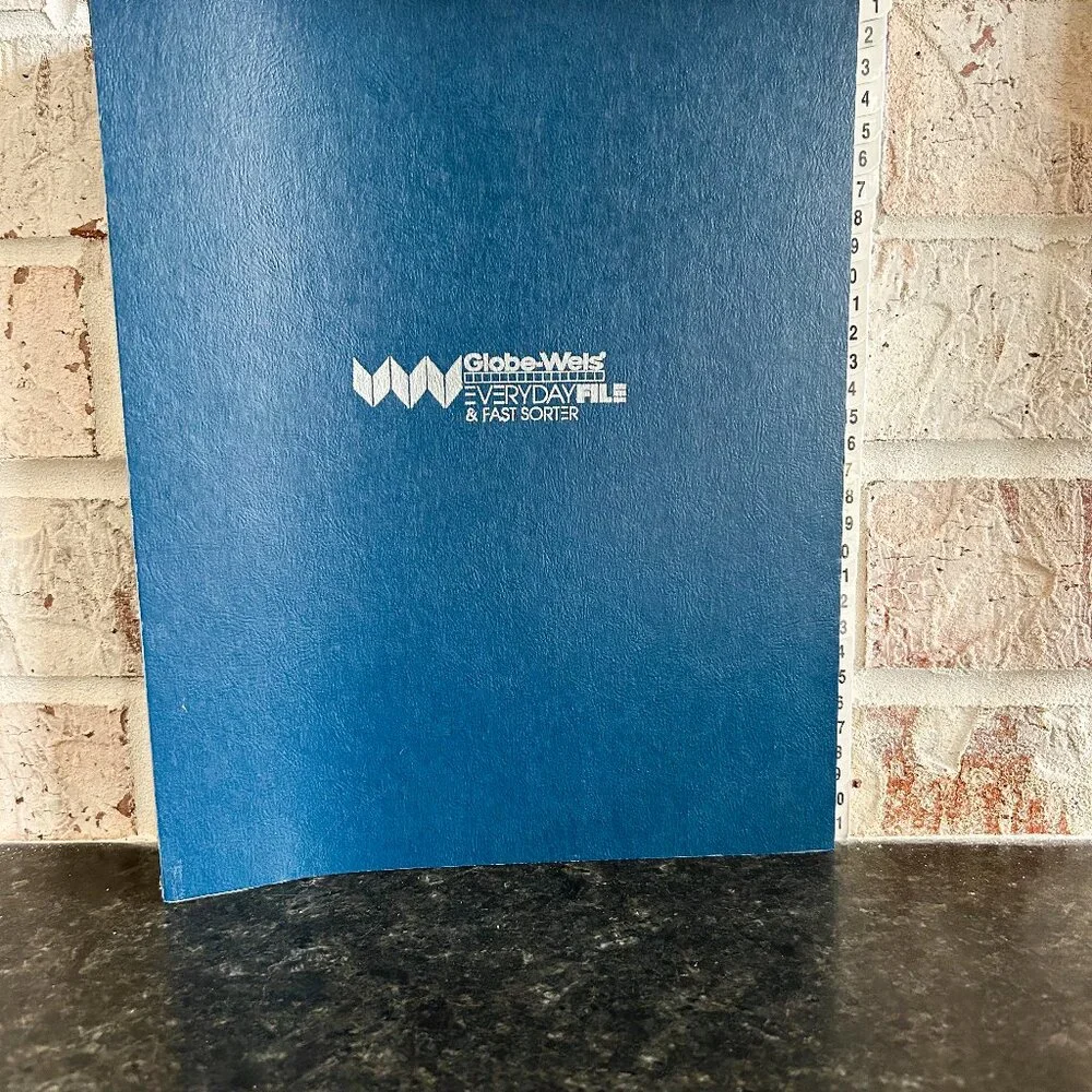 Globe Weis Everyday File Sorter, Daily and Monthly File Sorter, Desk Organizer